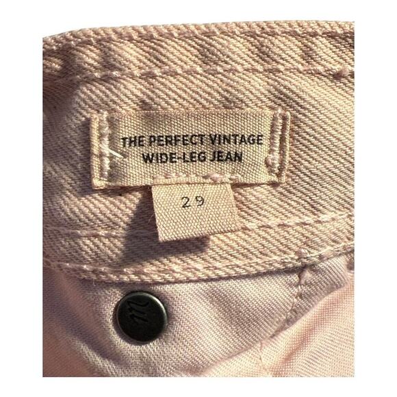 NEW Madewell x MN Dye Studio Pink Perfect Vintage Wide-Leg Carpenter Jean Size 8 - Picture 5 of 9